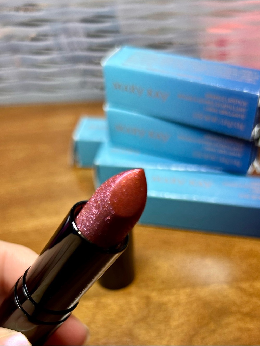 Mary Kay Sparkling Ruby Lipstick - Shimmery - Picture 3 of 4
